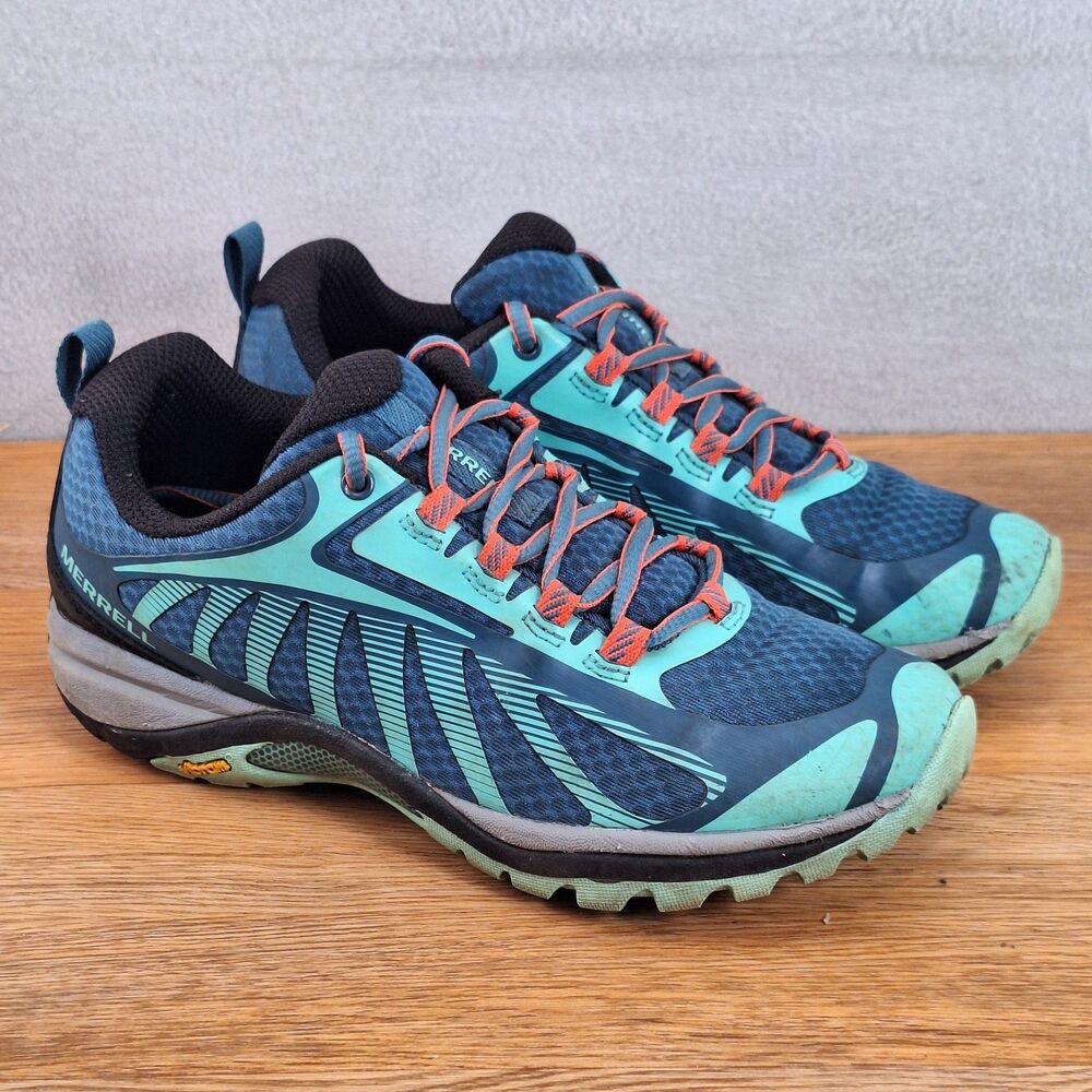 Merrell Siren Edge 3 Women's 6.5 EU 37 Hiking Shoes Polar Wave Blue Synthetic